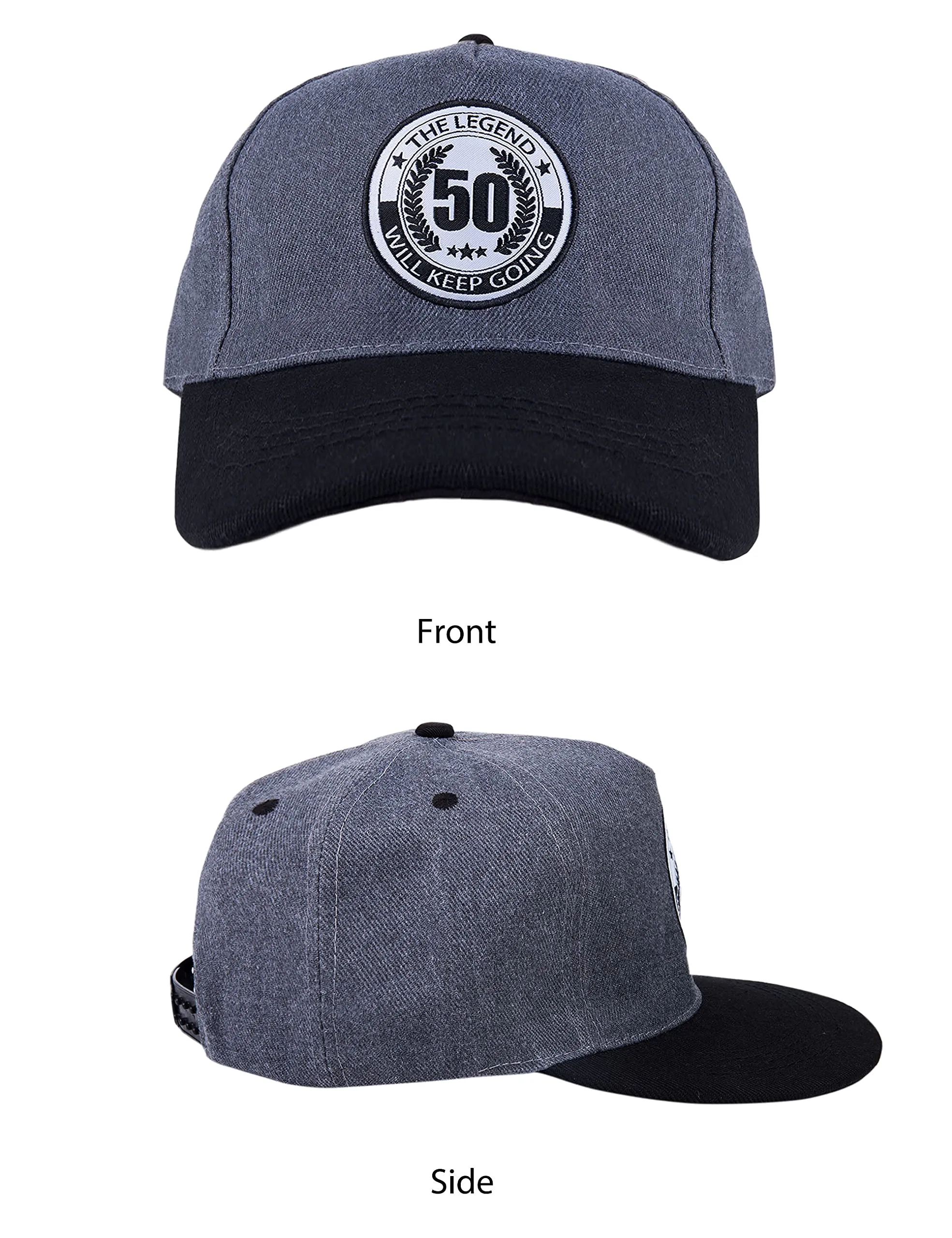 50th Birthday Hat for Men, 50th Birthday Cap for Him, 50th Birthday Hat and Sash Men, 50