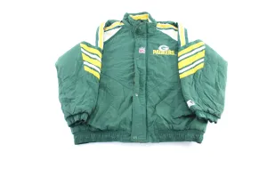 90's Green Bay Packers Embroidered Starter Zip Up Jacket