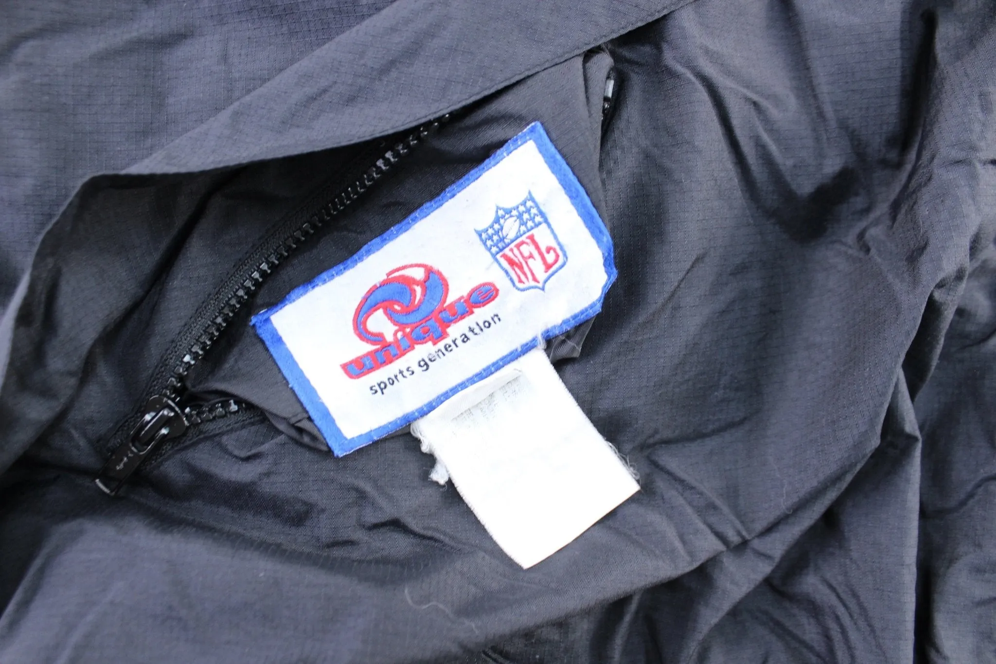 90's New York Giants Embroidered Reversible Zip Up Jacket