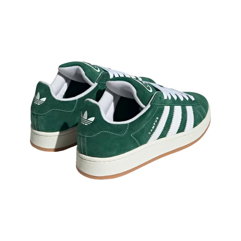 Adidas Originals scarpa sneakers da uomo Campus 00S H03472 verde-bianco