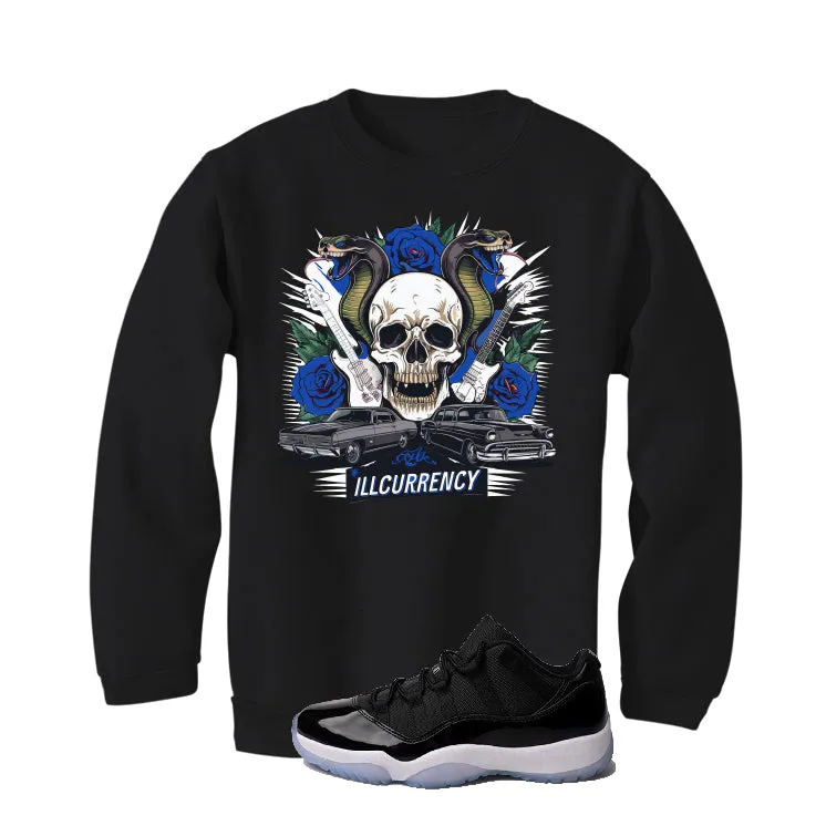 Air Jordan 11 Low “Space Jam” | illcurrency Black T-Shirt (Vintage Illcurrency)