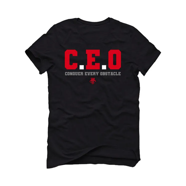 AIR JORDAN 4 “BRED REIMAGINED” 2024 | ILLCURRENCY Black T-Shirt (Ceo)