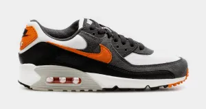 Air Max 90 Mens Running Shoes (Grey/Orange)