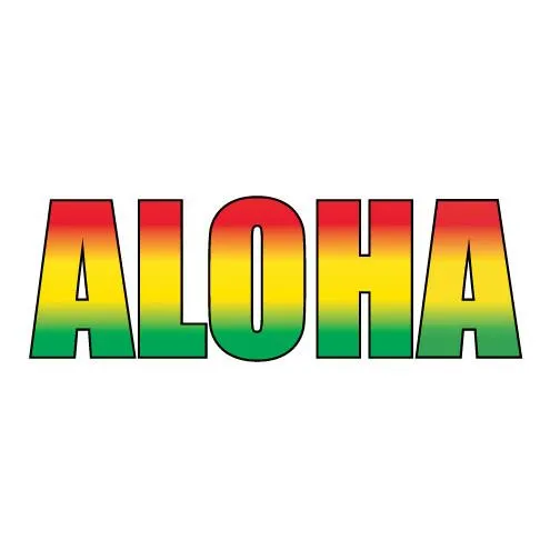 Aloha Impact Stickers