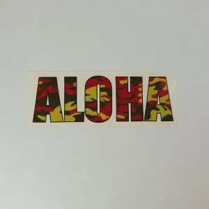 Aloha Impact Stickers