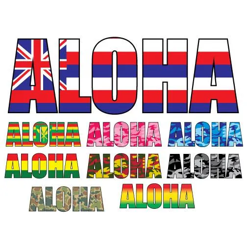 Aloha Impact Stickers