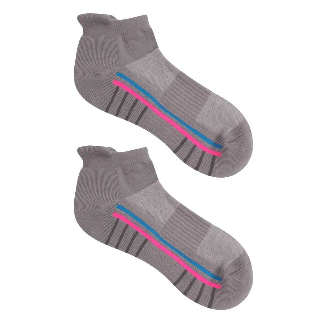 Ankle Trainer Socks - Grey (Made From Recycled Plastic)