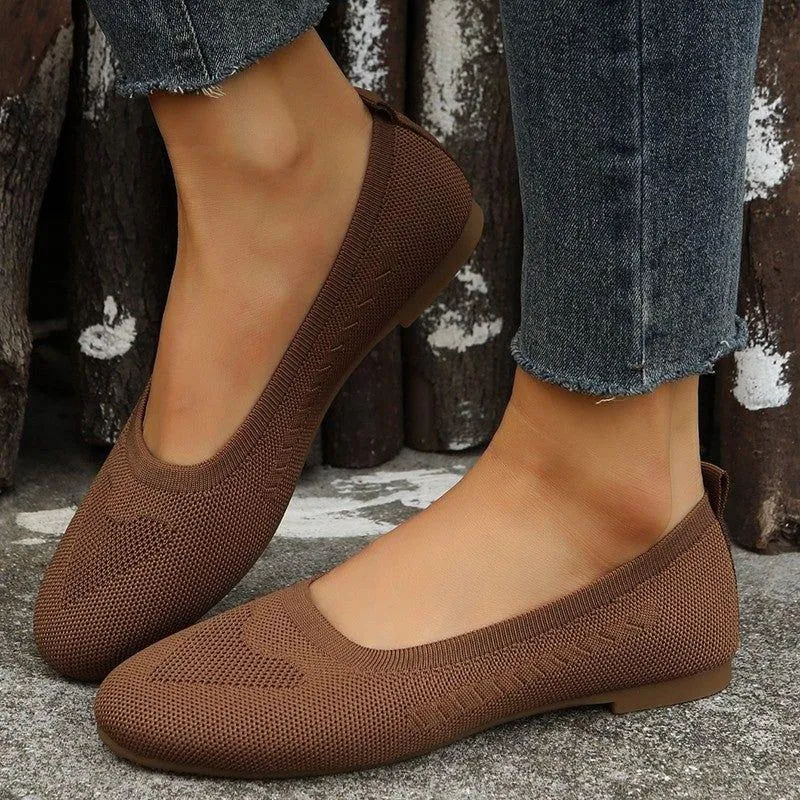 Apollonia Schuhe - Lässige orthopädische Slip-On-Schuhe mit rundem Zeh