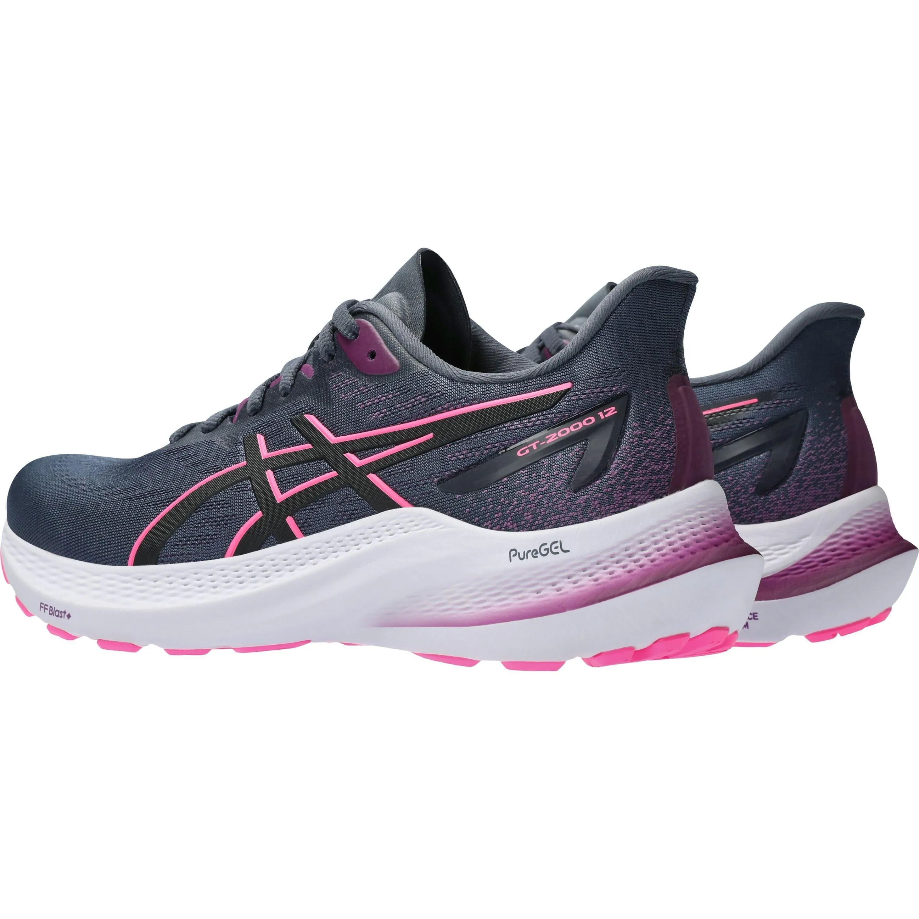 Asics GT 2000 12 Womens Running Shoes - Grey