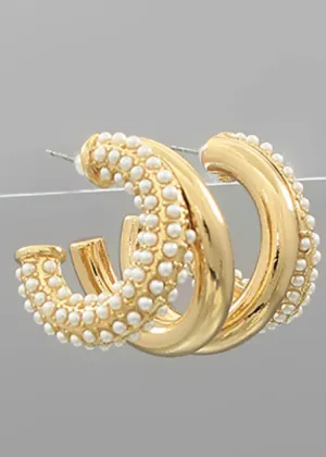 Astola Pearl Hoops