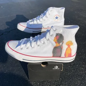 Avatar "Zuko & Aang" Custom High Tops - Custom Converse Shoes