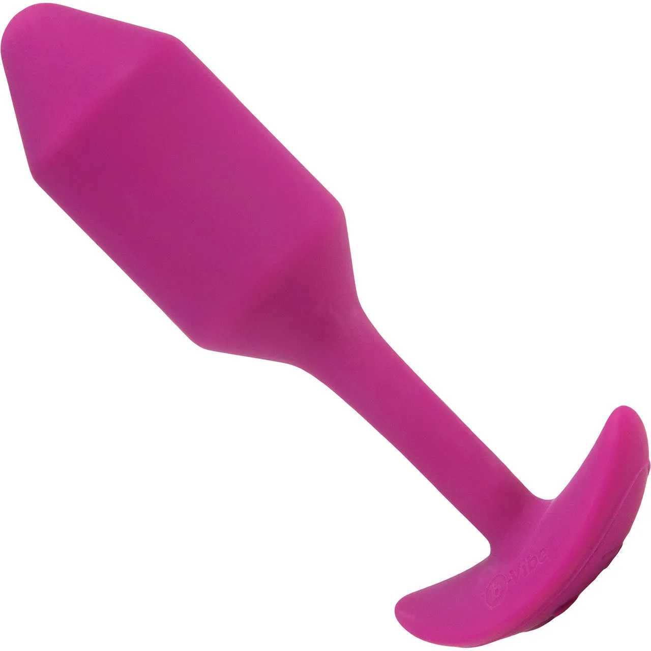 b-Vibe Vibrating Snug Plug 2 Rechargeable Silicone Anal Plug - Rose