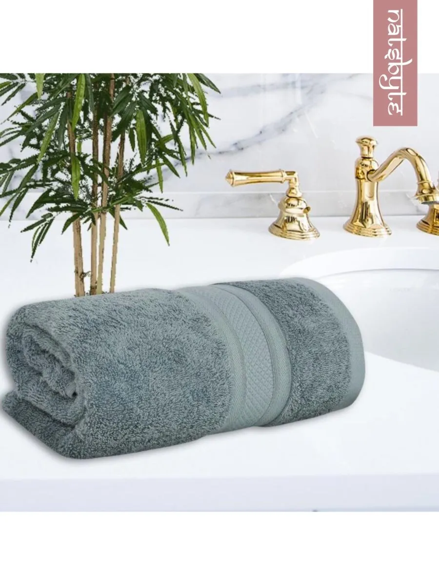 Bamboo Fiber Hand Towel  - Cadet Blue