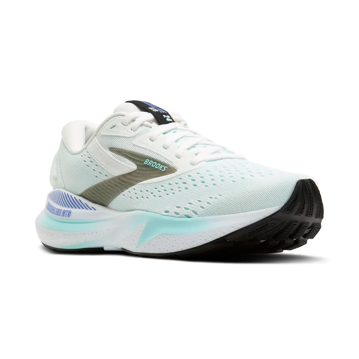 Brooks Adrenaline GTS 24 Womens | White/limpet Shell/amparo