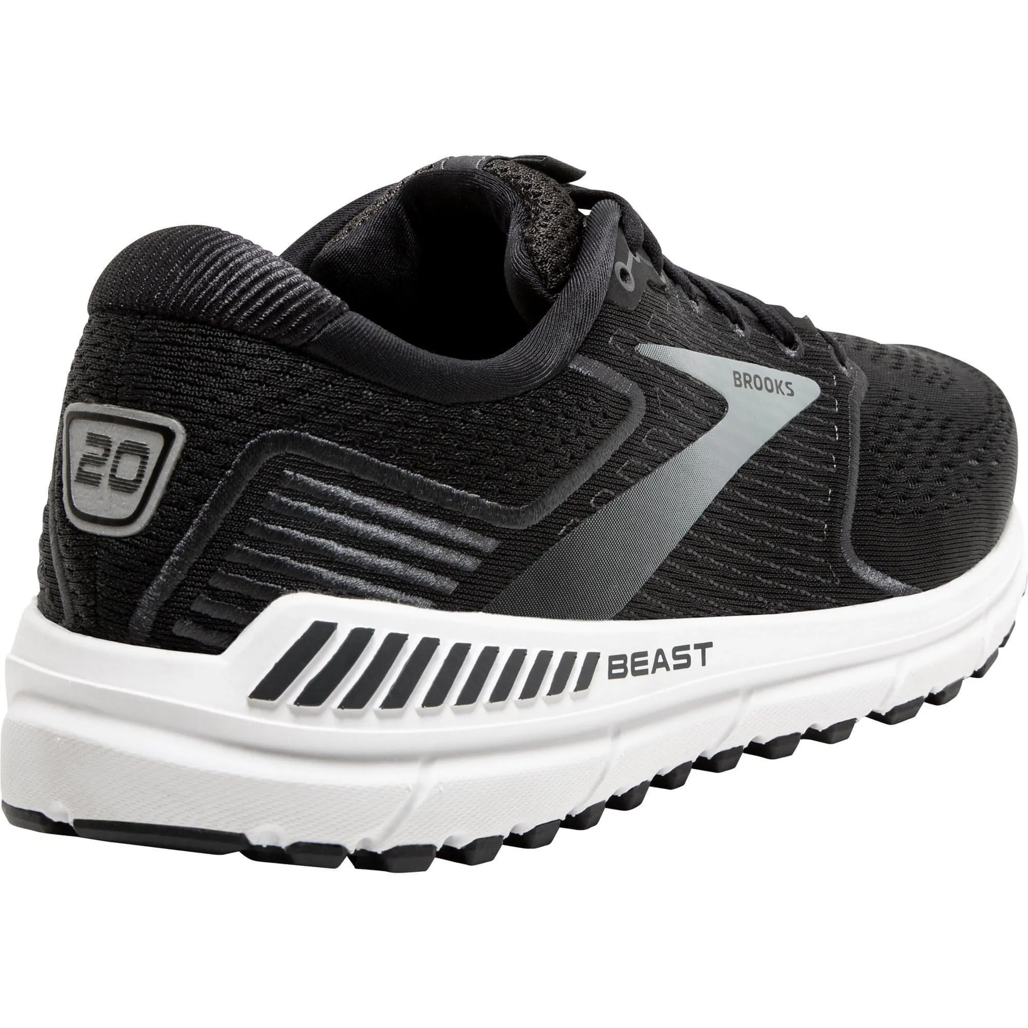 Brooks Beast 20 WIDE FIT Mens Running Shoes - Black