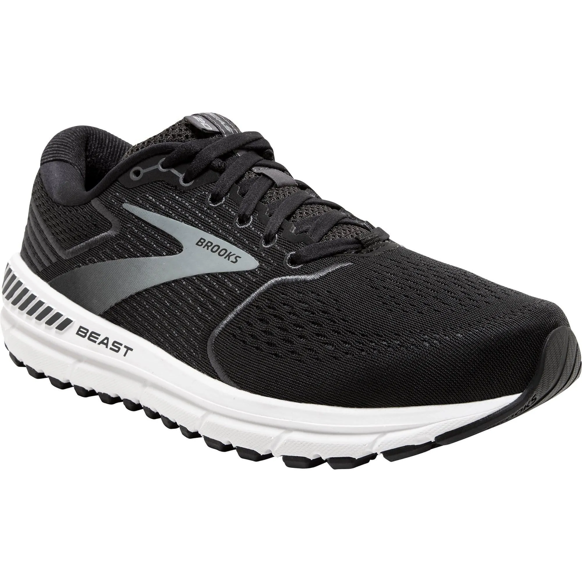 Brooks Beast 20 WIDE FIT Mens Running Shoes - Black