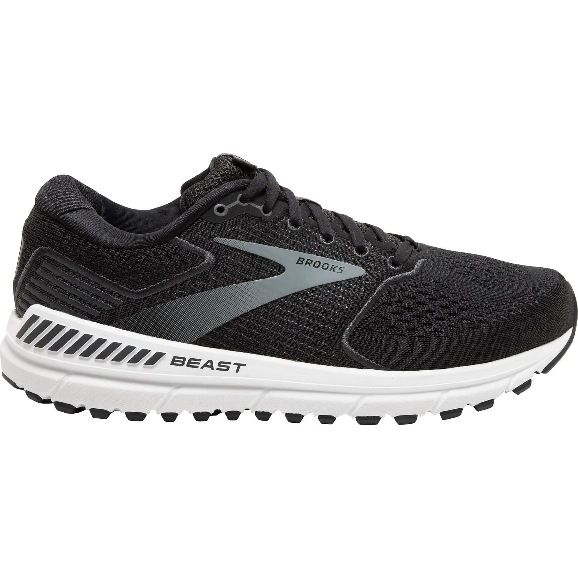 Brooks Beast 20 WIDE FIT Mens Running Shoes - Black