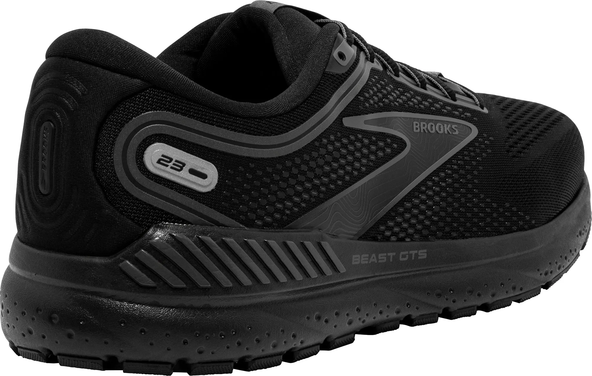 Brooks Beast GTS 23 WIDE FIT Mens Running Shoes - Black