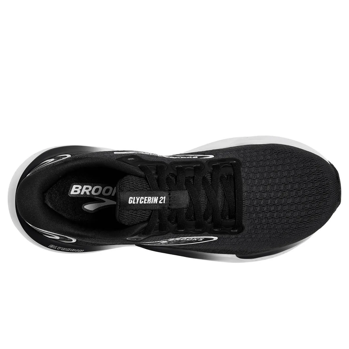 Brooks Glycerin 21 Womens | Black/grey/white