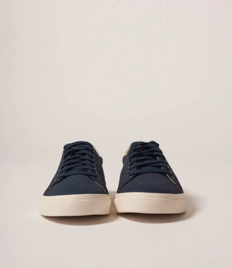 Classic Vegan Suede Sneakers | Dark Navy