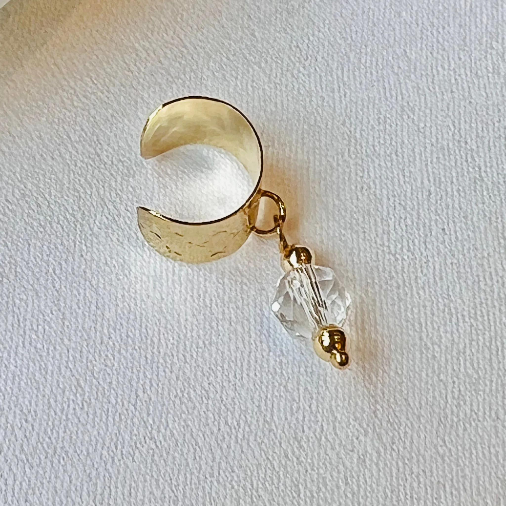 Clear Quartz Ear Cuff