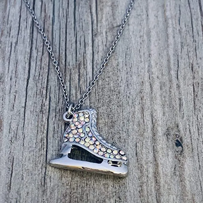 Figure Skating Rhinestone Necklace