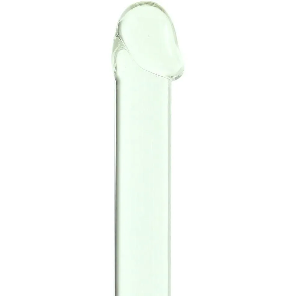 Glas 7" Realistic Head Glass Dildo