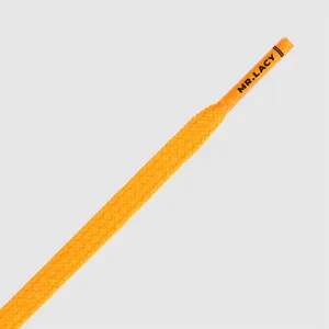 Goalies Football Boot Laces · Bright Orange