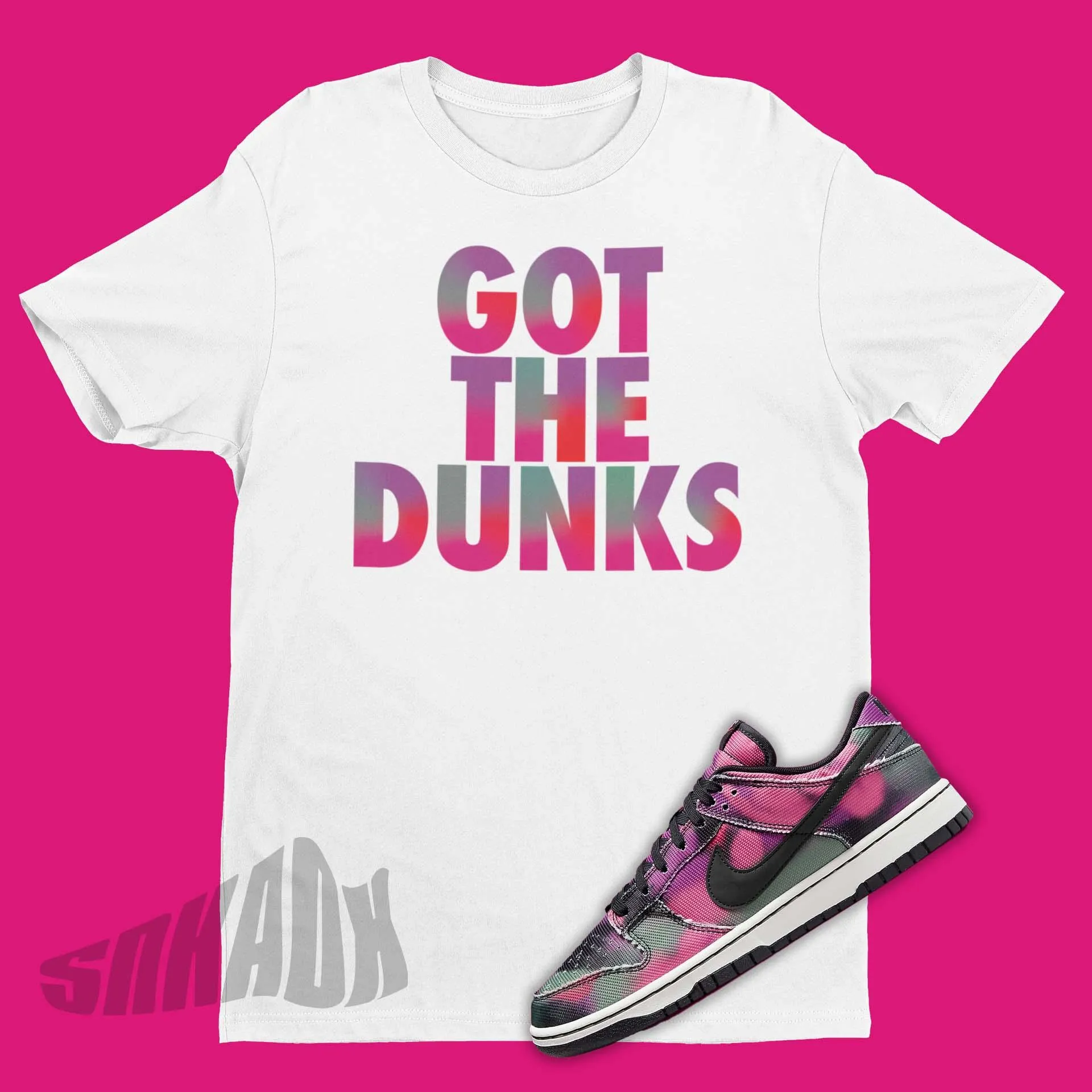 Got The Dunks Shirt To Match Nike Dunk Low Graffiti