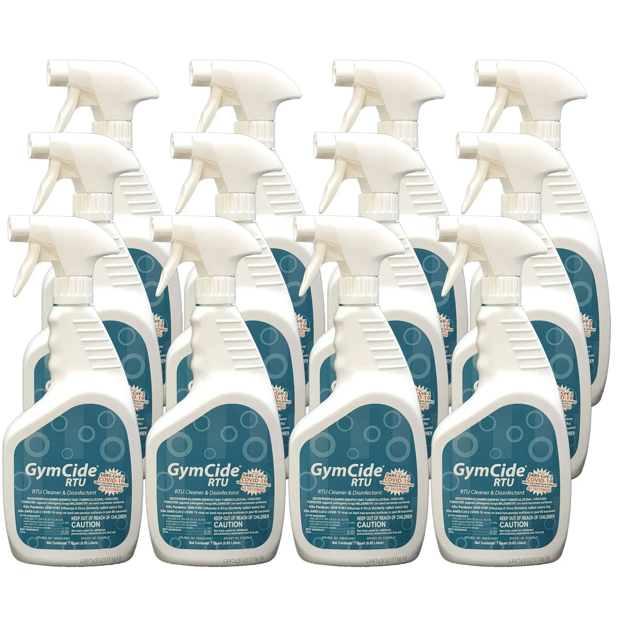 GymCide Ready-To-Use Sport Disinfectant & Cleaner, Quart