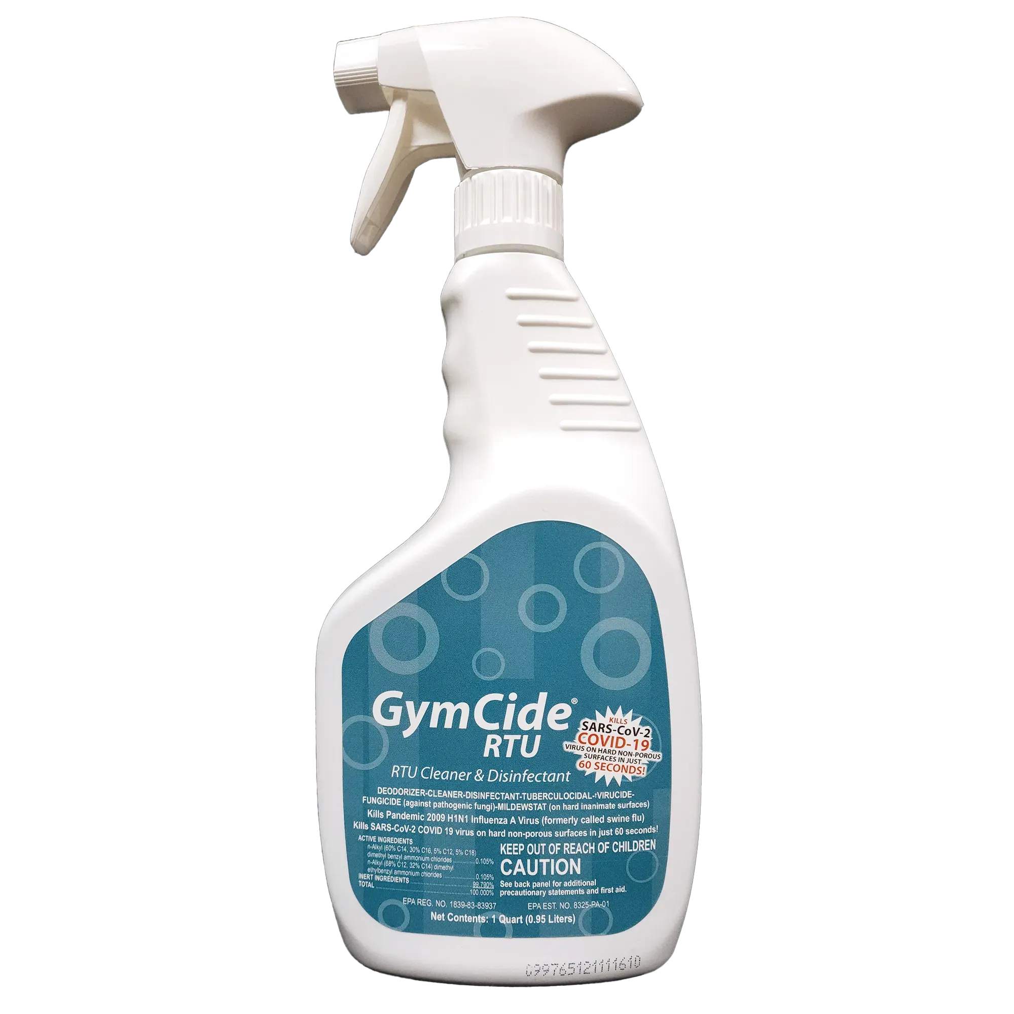 GymCide Ready-To-Use Sport Disinfectant & Cleaner, Quart