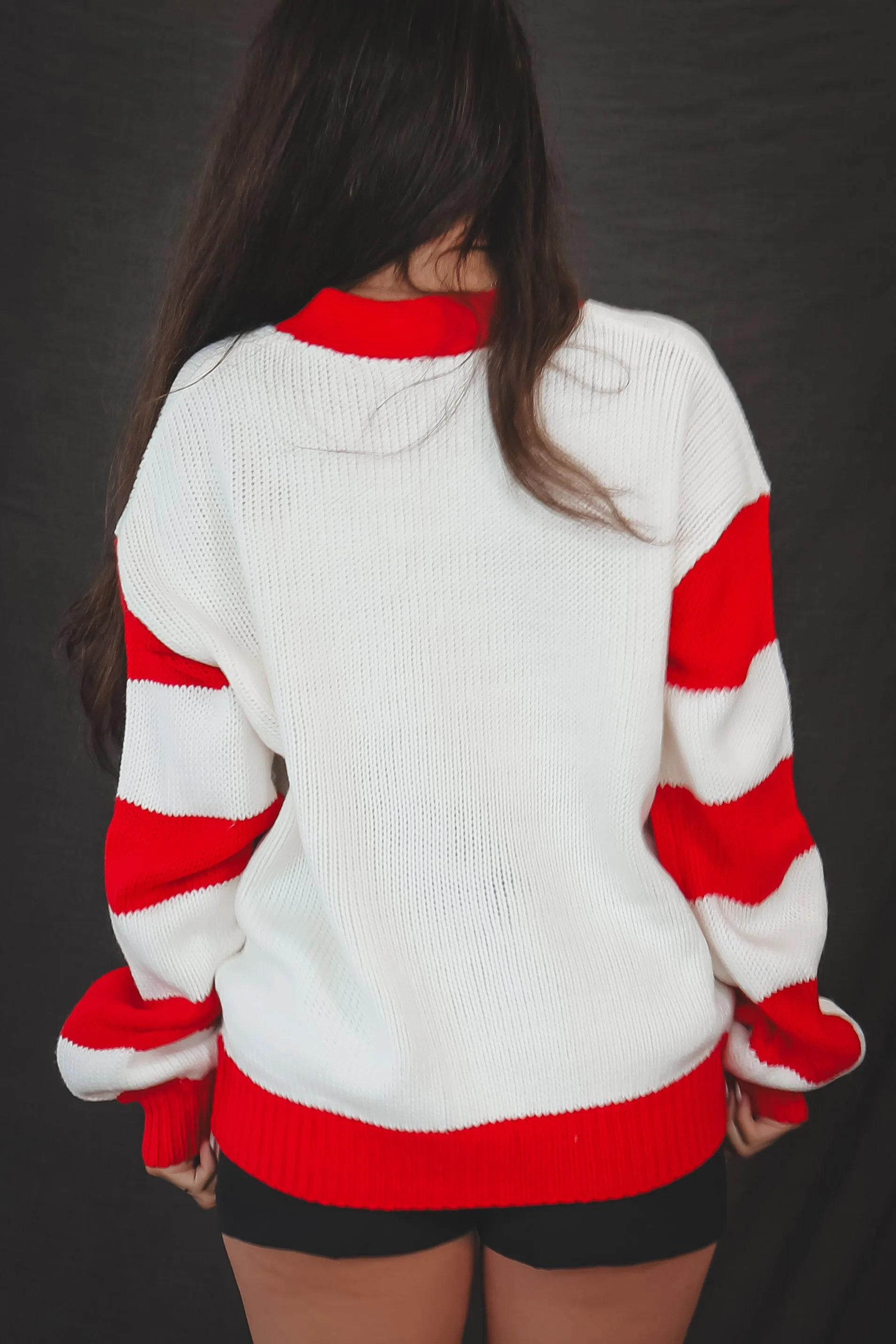 Holly Jolly Holiday Candy Cane Sweater