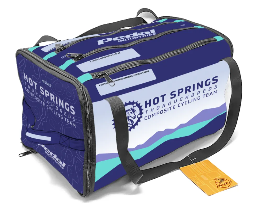 Hot Springs Thoroughbreds 2024 CYCLING RACEDAY BAG™ PURPLE