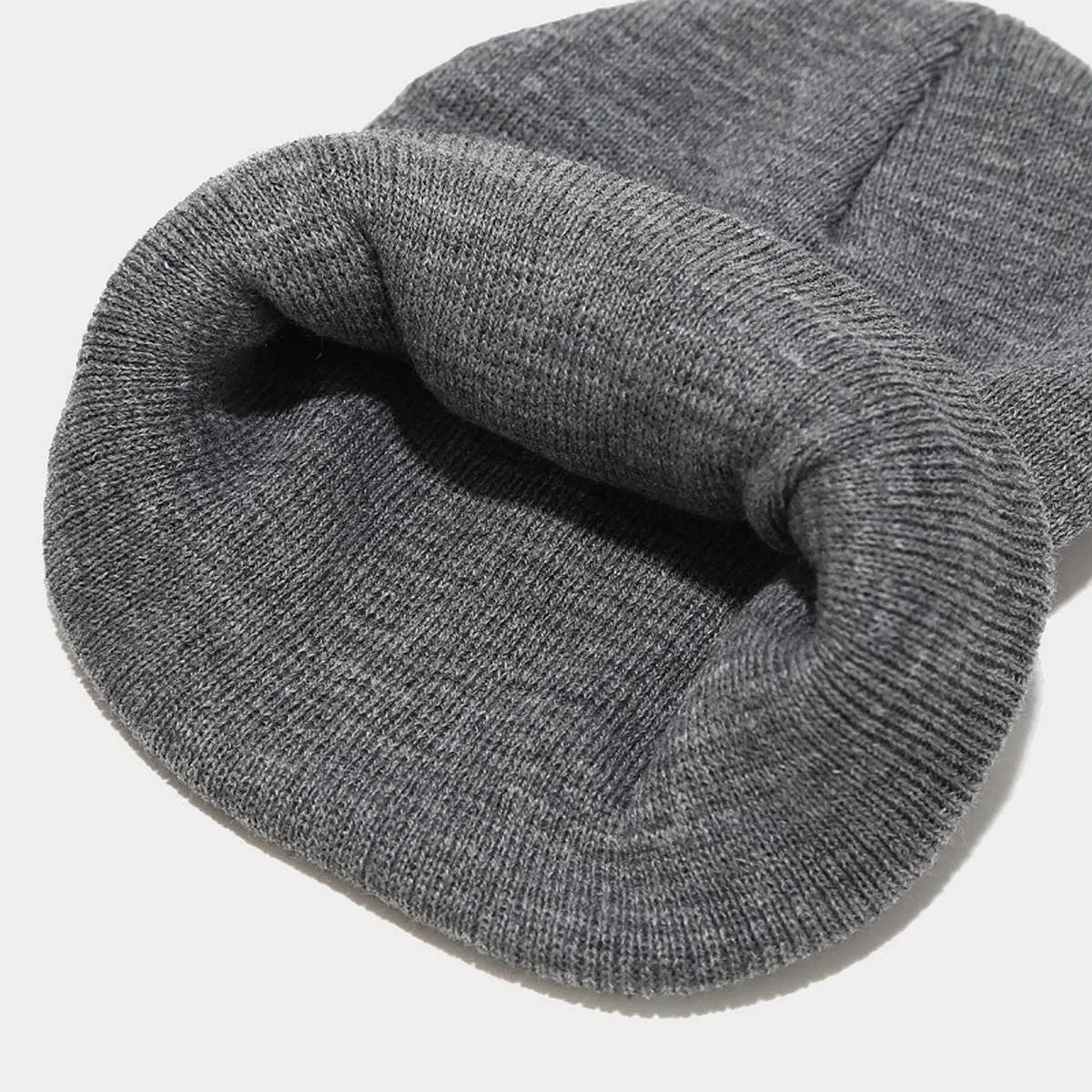 Knit Beanie - Light Grey