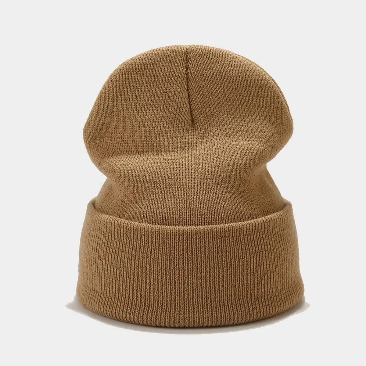 Knit Beanie - Light Grey