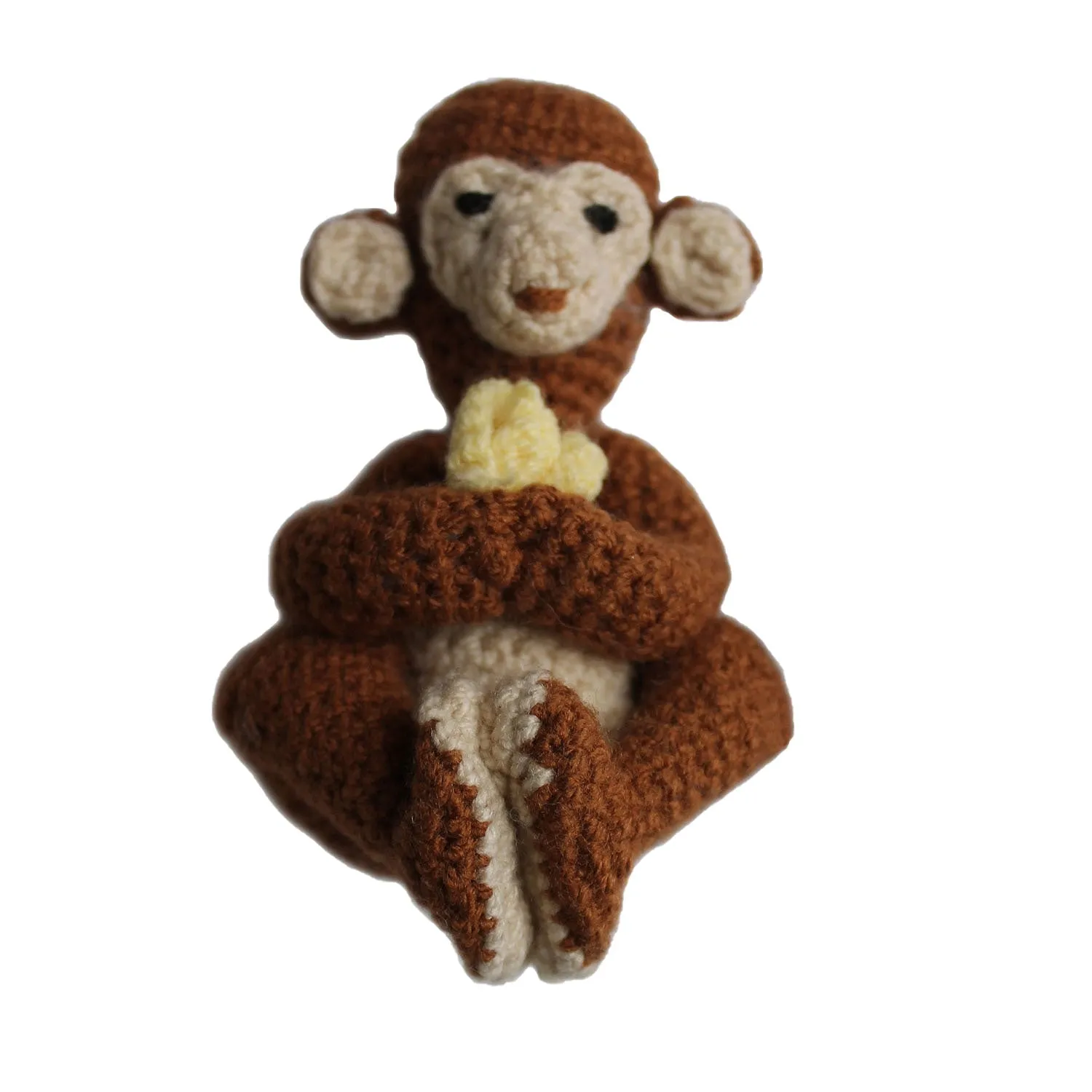 Knit Rattle Monkey Silk Road Bazaar