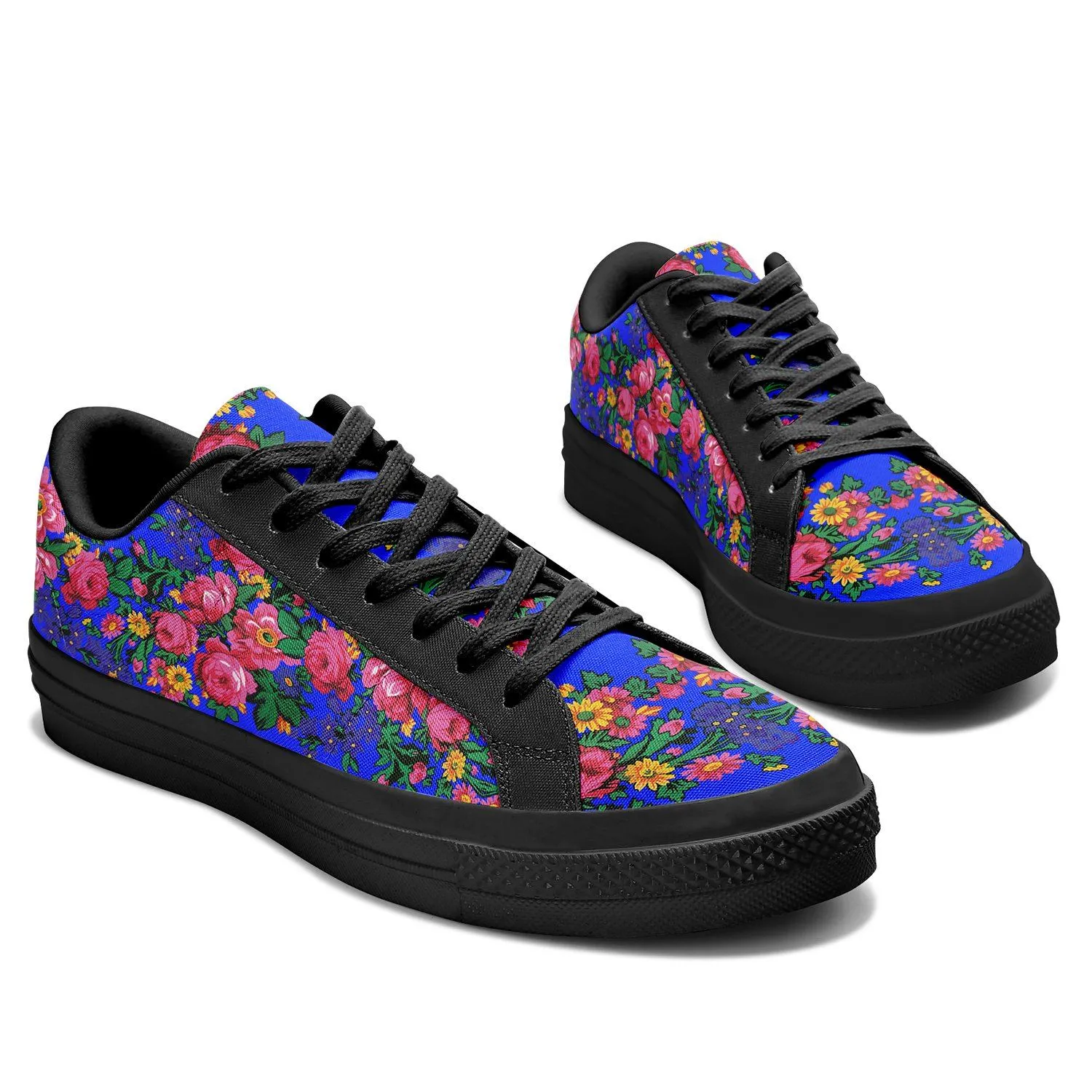 Kokum's Revenge Royal Aapisi Low Top Canvas Shoes Black Sole