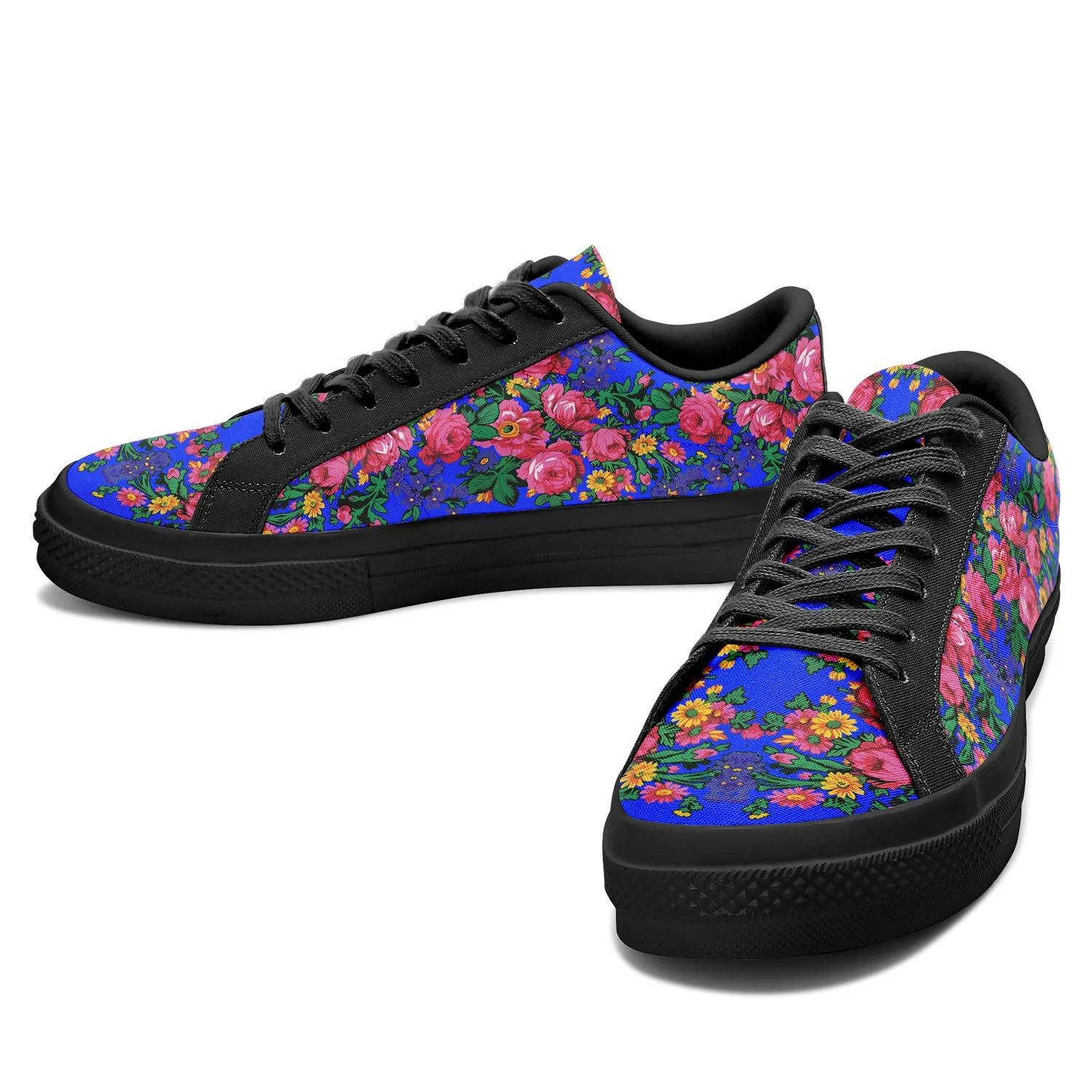 Kokum's Revenge Royal Aapisi Low Top Canvas Shoes Black Sole