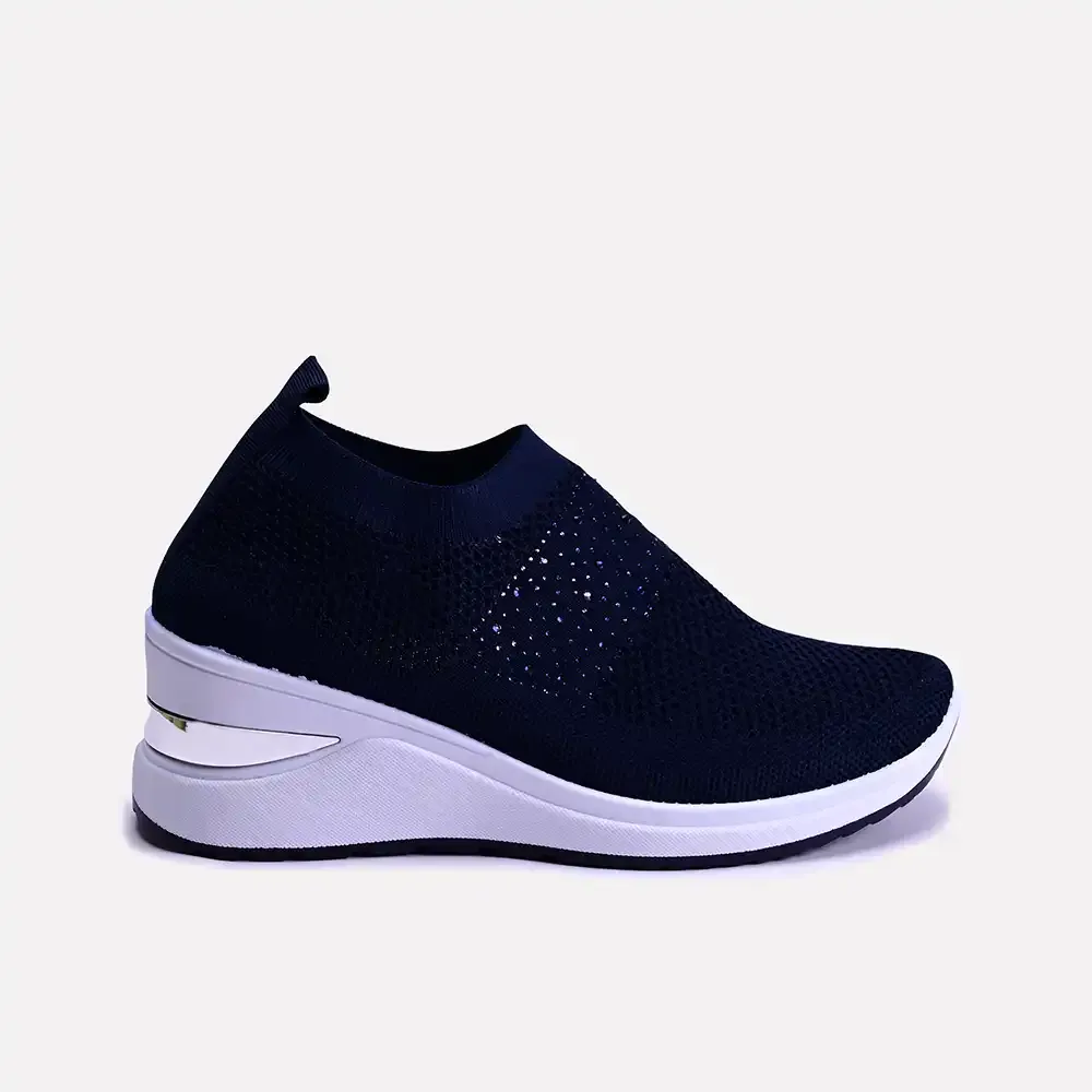 Lydia Blue Heel Sneakers 0440681