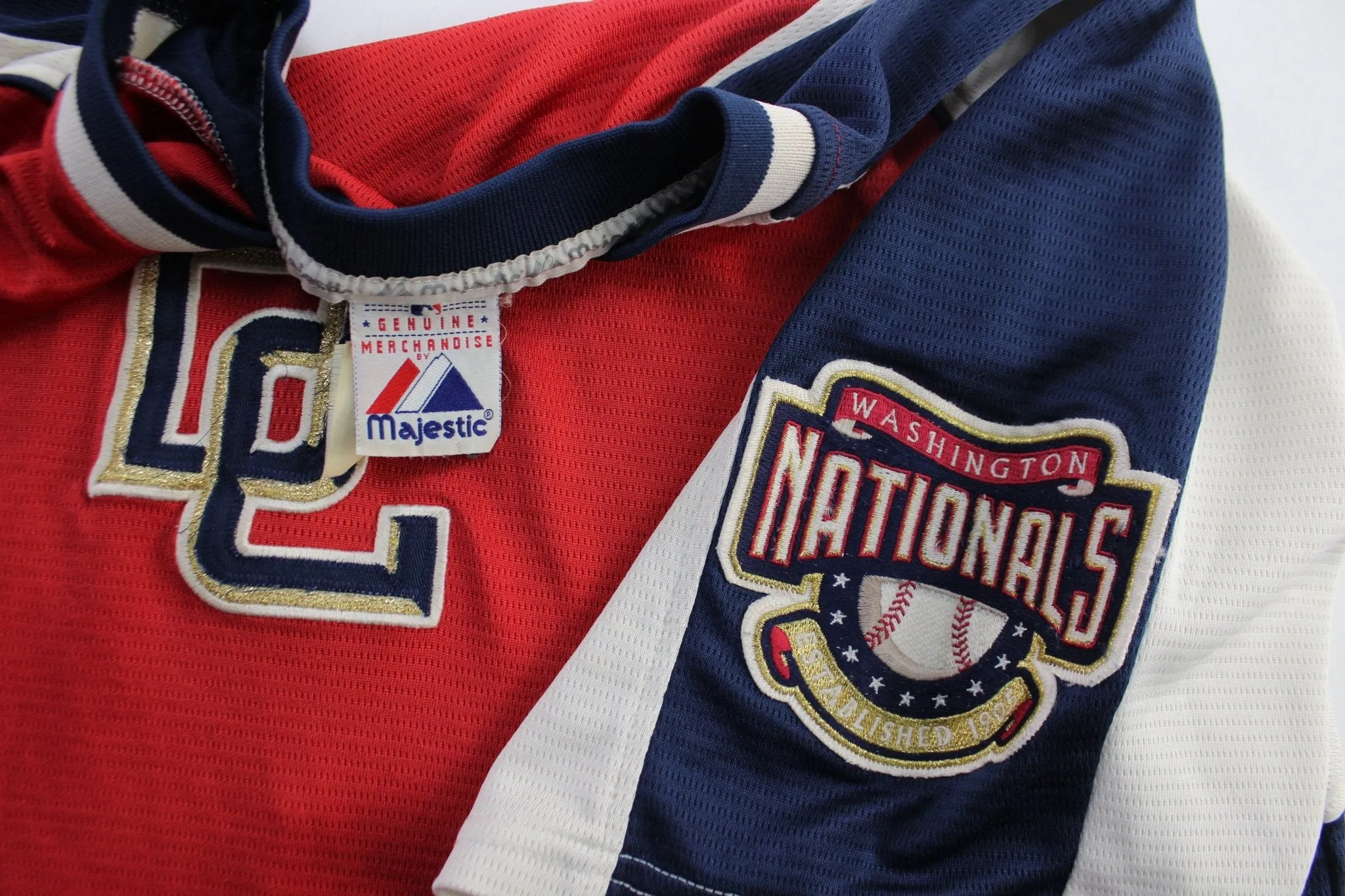 Majestic Embroidered Washington Nationals Baseball Jersey