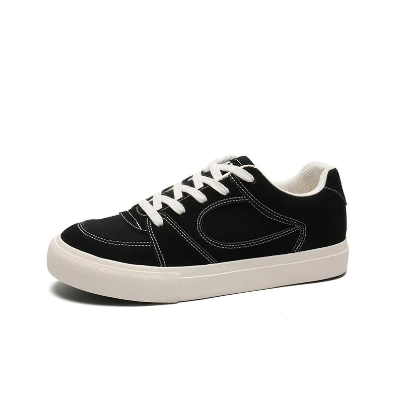 Men Stylish Flat Canvas Casual Skate Sneakers