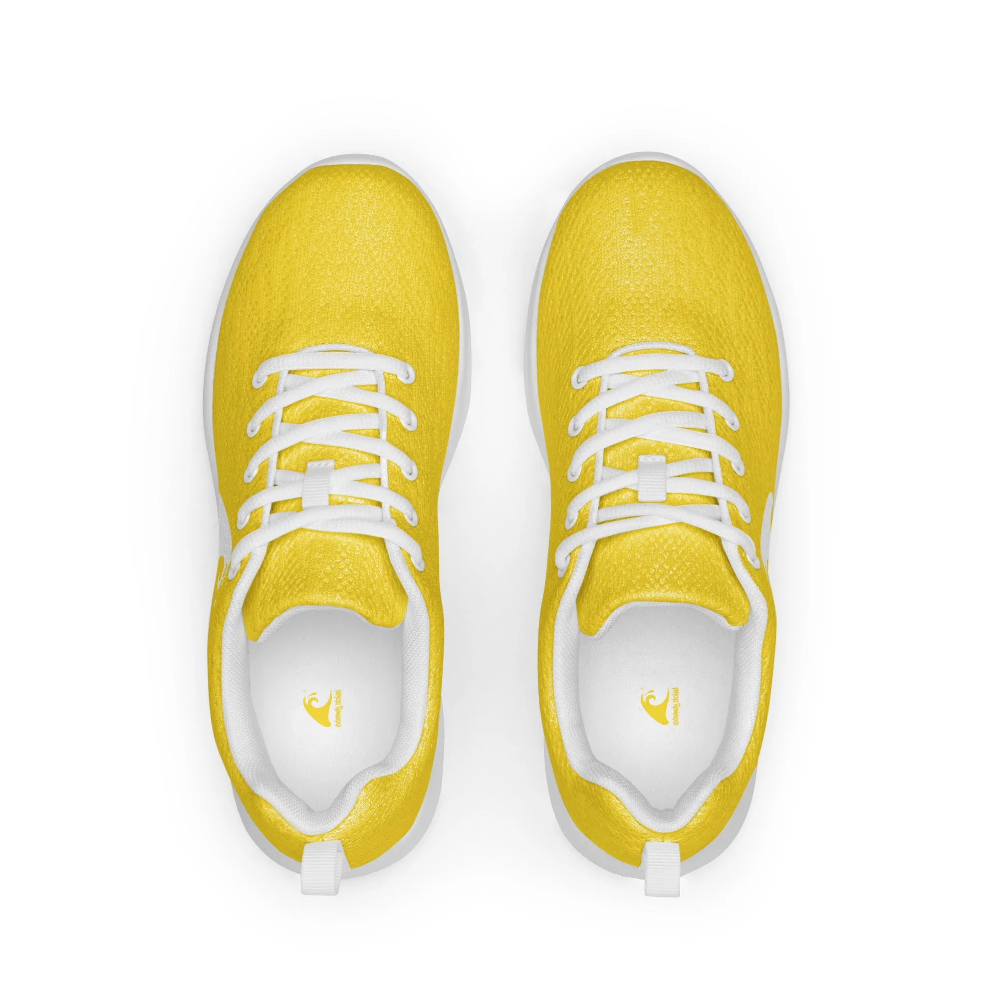 Men’s Yellow Athleisure Shoes with Extremely Stoked Epic Wave Logo