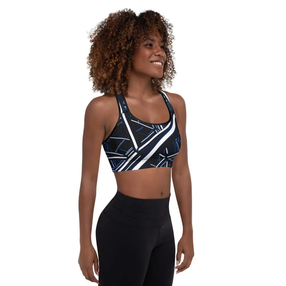 Midnight Padded Sports Bra