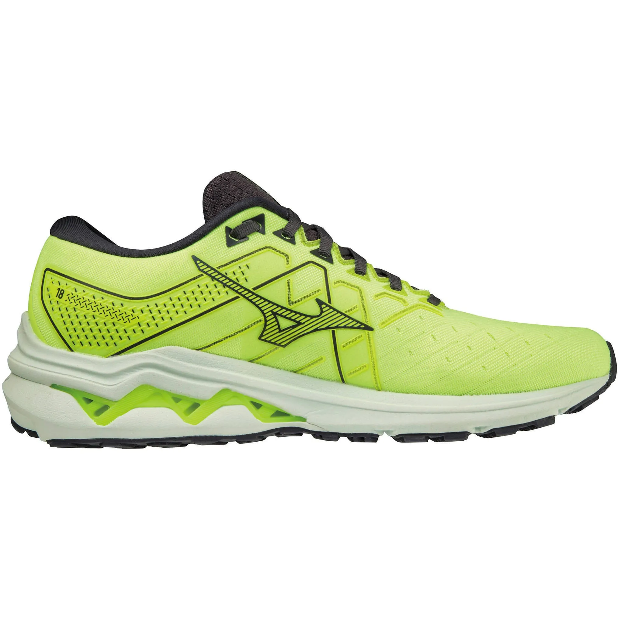 Mizuno Wave Inspire 18 Mens Running Shoes - Yellow