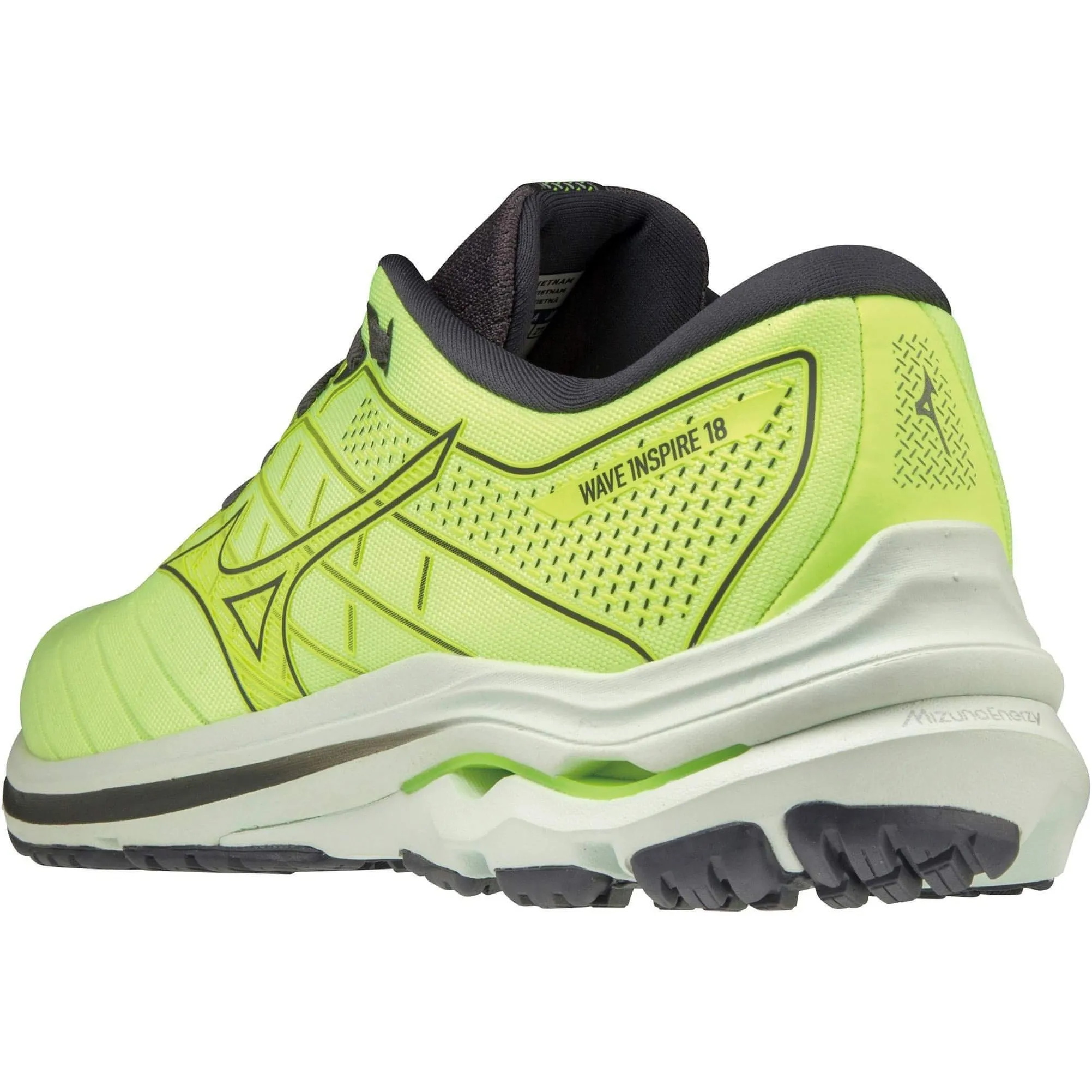 Mizuno Wave Inspire 18 Mens Running Shoes - Yellow