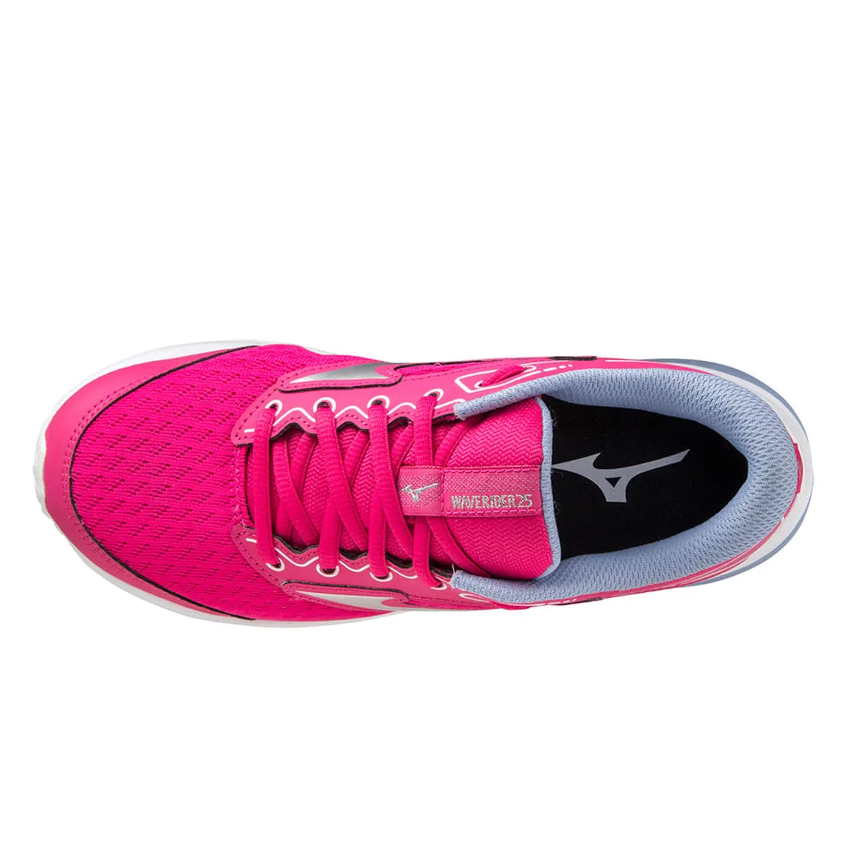 Mizuno Wave Rider 25 Junior | Ppeacock/silver/llustre