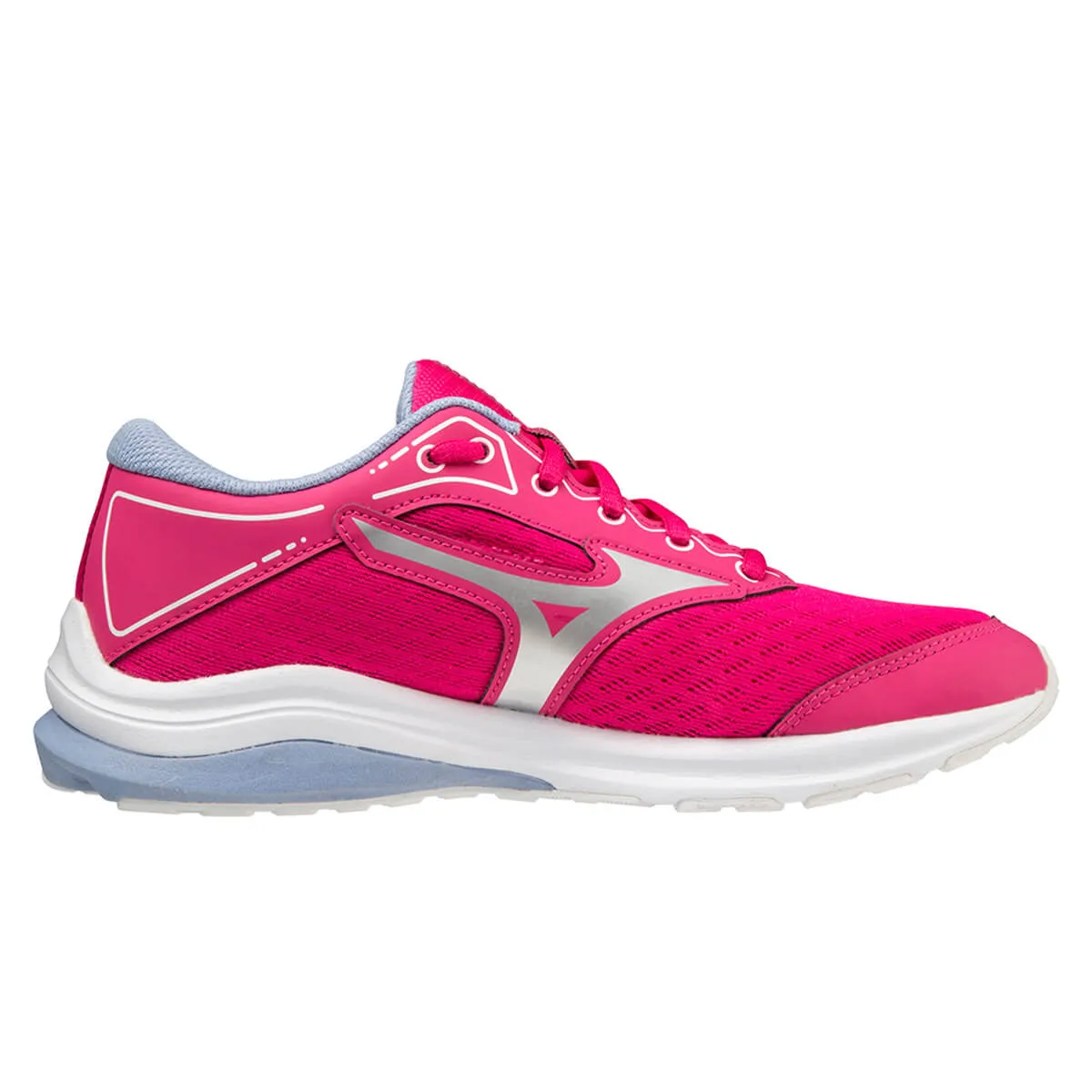 Mizuno Wave Rider 25 Junior | Ppeacock/silver/llustre