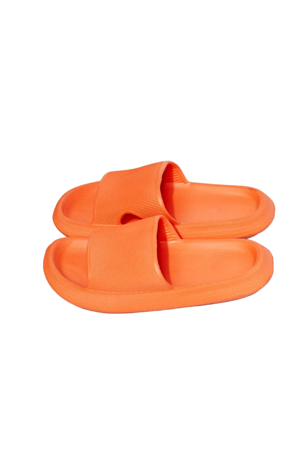 MMShoes Arms Around Me Open Toe Slide in Orange