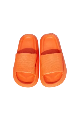 MMShoes Arms Around Me Open Toe Slide in Orange