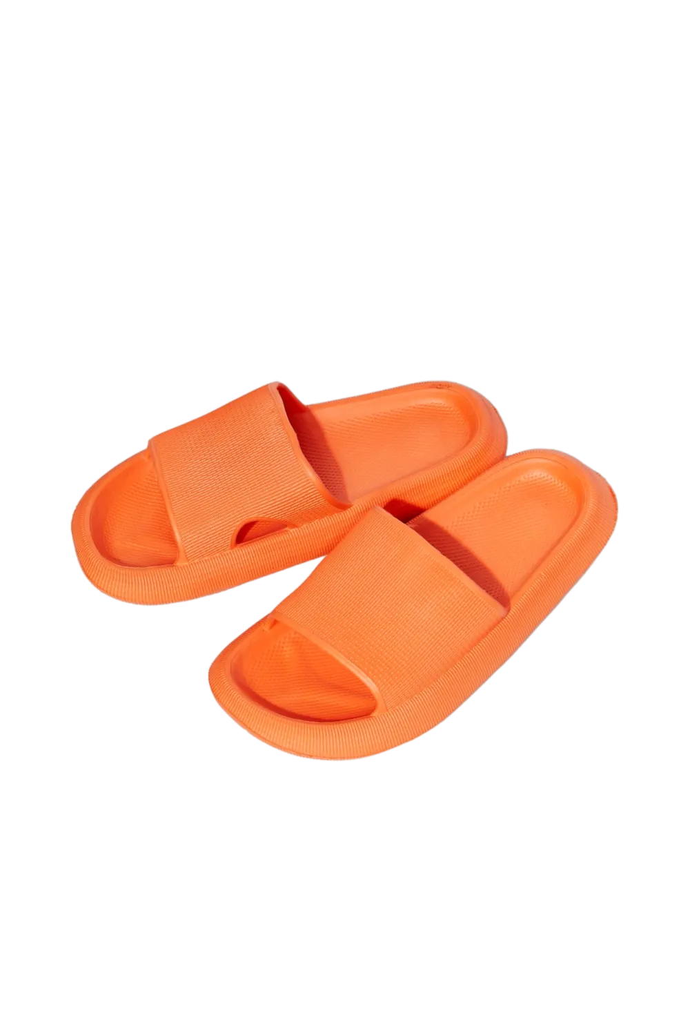 MMShoes Arms Around Me Open Toe Slide in Orange